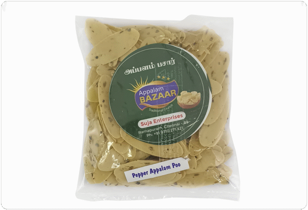 Neetu Pepper Appalam Poo (100g)