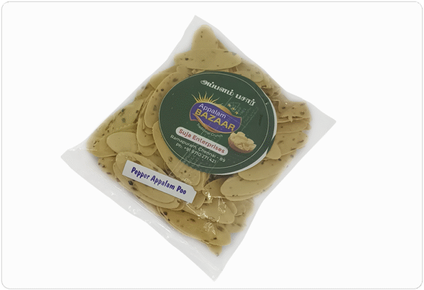 Neetu Pepper Appalam Poo (100g) - Image 3